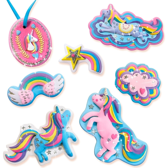 SES CREATIVE JUEGO MOLDEAR Y PINTAR UNICORNIOS CON GLITTER image 4