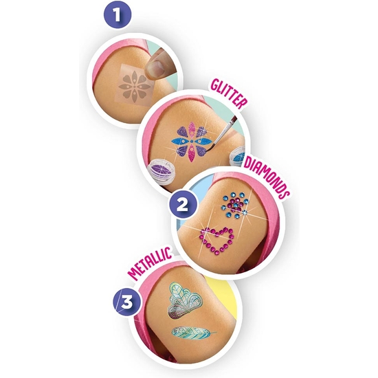 SES CREATIVE SUPER SET FABRICA TATUAJES 3 EN 1 image 1