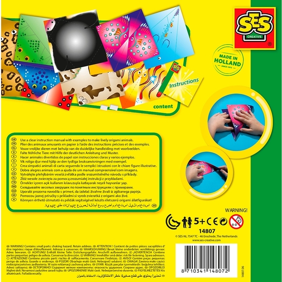 SES HOBBY JUEGO PAPIROFLEXIA ANIMALES image 3