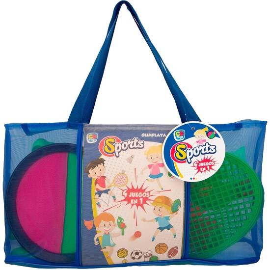BOLSA 3 JUEGOS MULTISPORT AIRE LIBRE 11 PIEZAS 43X7X24 CM image 0