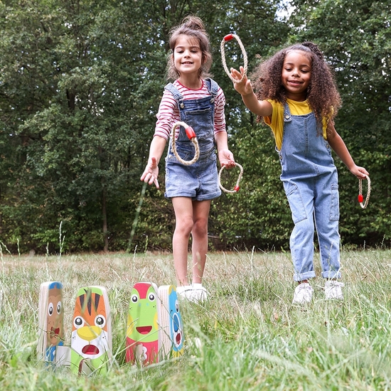 SES OUTDOOR JUEGO BOLOS Y ANILLAS MADERA image 4