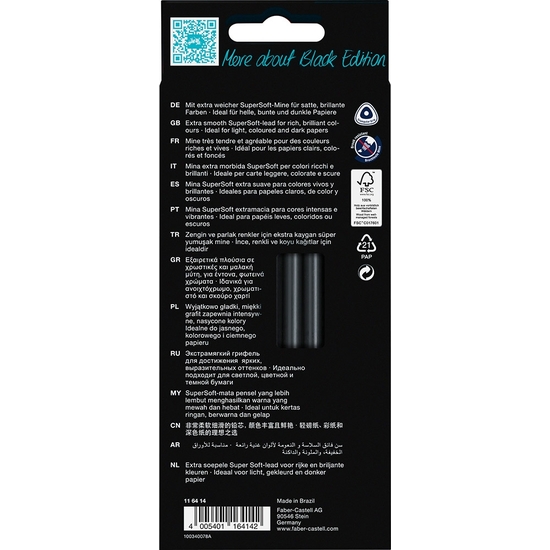 ESTUCHE 12 LÁPICES FABER-CASTELL TONOS PIEL BLACKEDITION image 2