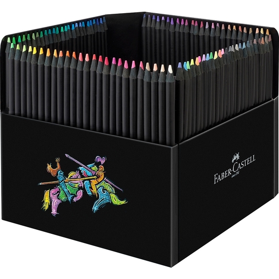 ESTUCHE CON SOPORTE 100 LÁPICES DE COLORES FABER-CASTELL BLACKEDITION image 1