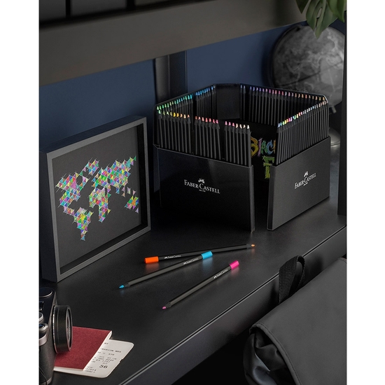 ESTUCHE CON SOPORTE 100 LÁPICES DE COLORES FABER-CASTELL BLACKEDITION image 4