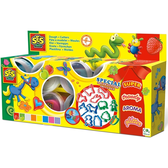 SES PASTA BLANDA SUPER SET 8 BOTES CON MOLDES image 0