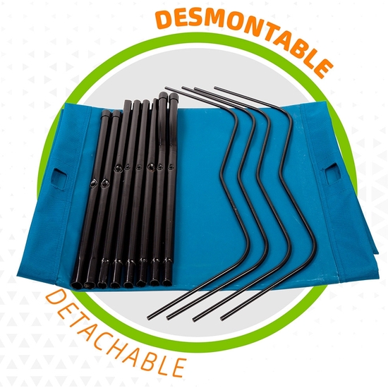 CAMA TUMBONA PLEGABLE CAMPING image 2
