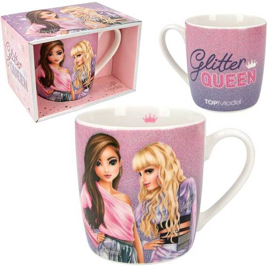 TAZA GLITTER QUEEN TOPMODEL image 0