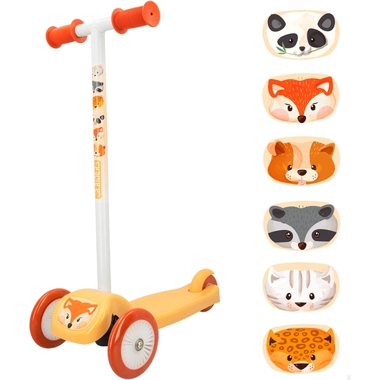 PATINETE 3 RUEDAS 6 ANIMALES PERSONALIZABLE HASTA 20 KG. image 0