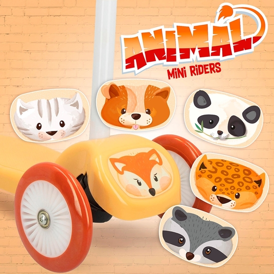 PATINETE 3 RUEDAS 6 ANIMALES PERSONALIZABLE HASTA 20 KG. image 2