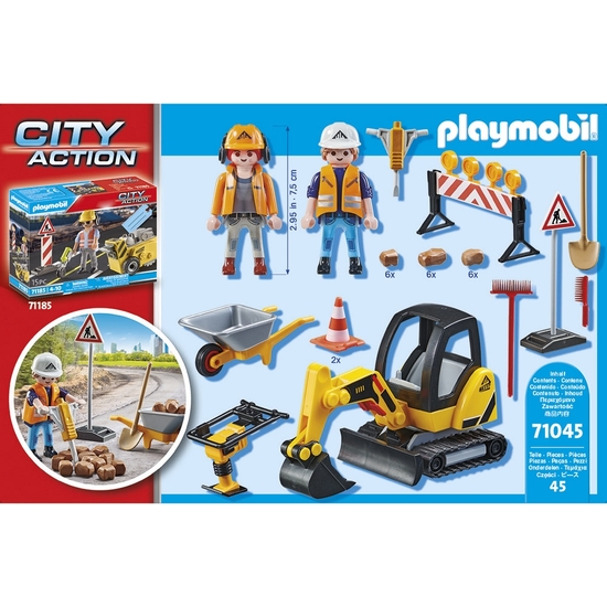 PLAYMOBIL CITY ACTION CONSTRUCCIÓN DE CARRETERAS image 2