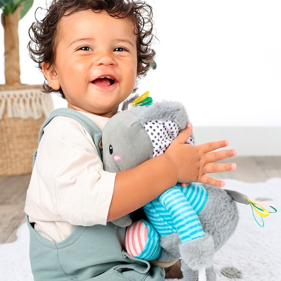 SES TINY TALENTS PELUCHE SENSORIAL ELEFANTE image 3