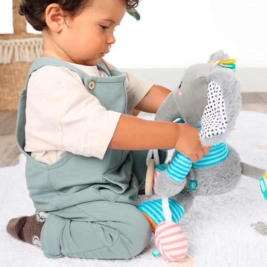 SES TINY TALENTS PELUCHE SENSORIAL ELEFANTE image 5
