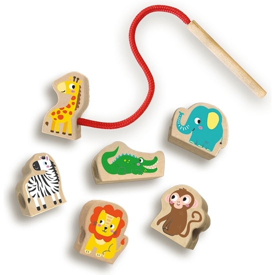 SES TINY TALENTS CUENTAS DE MADERA PARA ENHEBRAR image 1