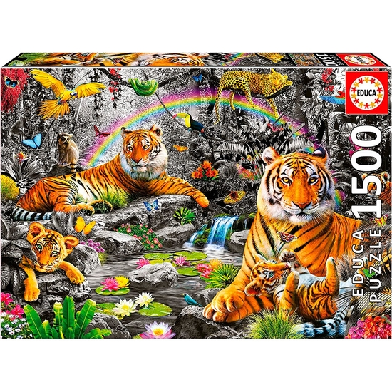 PUZZLE EDUCA 1500 PIEZAS SELVA RADIANTE image 0