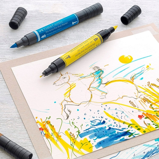 ESTUCHE FABER-CASTELL PITT ARTIST DUAL MARKER 10 COLORES image 4