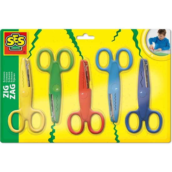 SES MANUALIDADES PACK 5 TIJERAS CORTES ESPECIALES image 0