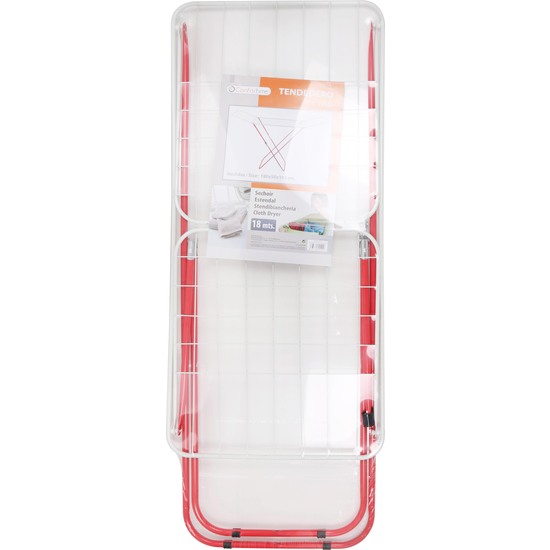 18MTS METAL CLOTH DRYER RED/WHITE image 1
