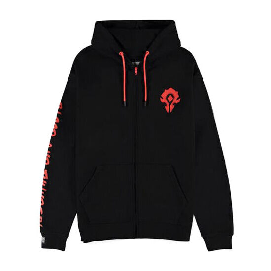 SUDADERA CAPUCHA BLOOD &#38; THUNDER WORLD OF WARCRAFT image 0