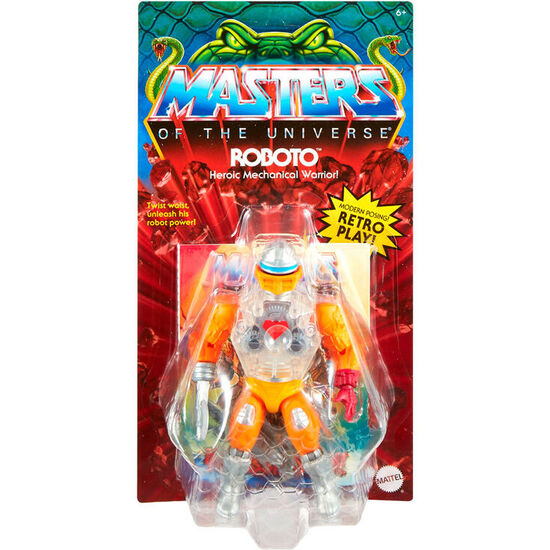 FIGURA ROBOTO MASTER OF THE UNIVERSE 14CM image 0