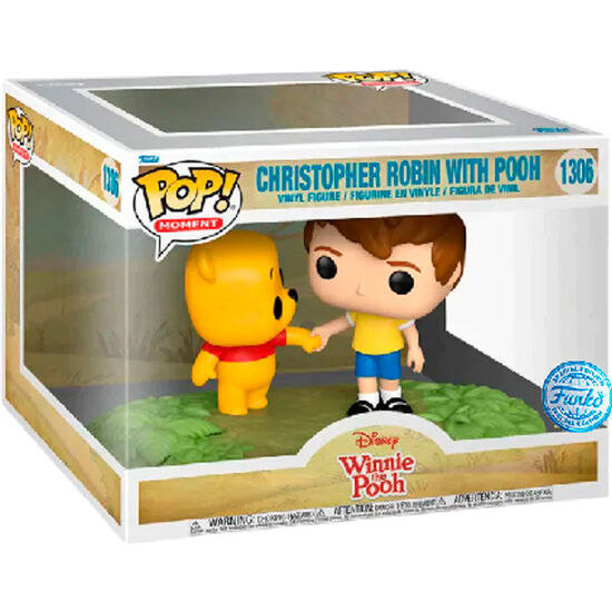 FIGURA POP MOMENTS DISNEY WINNIE THE POOH CHRISTOPHER ROBIN WITH POOH EXCLUSIVE image 1