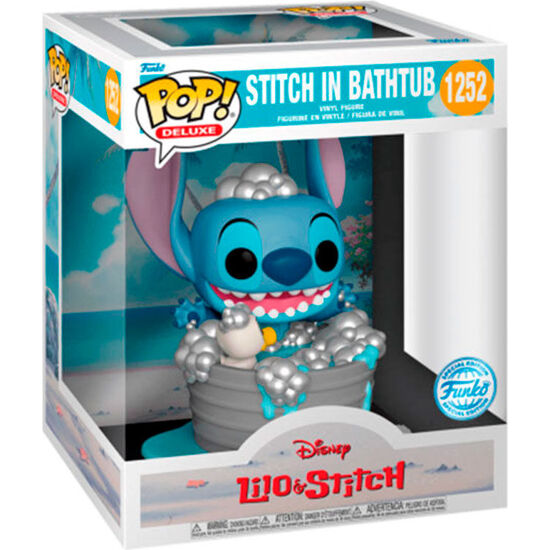 FIGURA POP DISNEY LILO & STITCH - STITCH IN BATHTUB EXCLUSIVE image 0