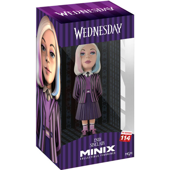 FIGURA MINIX ENID SINCLAIR ADDAMS WEDNESDAY 12CM image 0