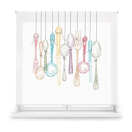 ESTOR ENROLLABLE AMAZON DIGITAL TRASL. 28MM COCINAAMZ-C-CUTLERY image 0