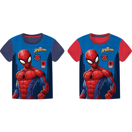 CAMISETAS SURT. 2 DISEÑOS 3-8 AÑOS SPIDER-MAN "HERO" image 0