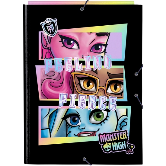 CARPETA FOLIO 3 SOLAPAS MONSTER HIGH "CREEP" image 0