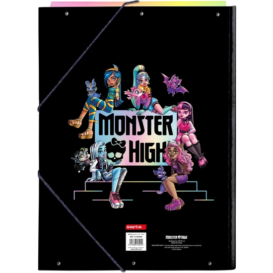 CARPETA FOLIO 3 SOLAPAS MONSTER HIGH "CREEP" image 1