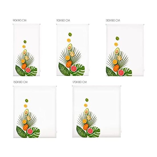 ESTOR ENROLLABLE AMAZON DIGITAL TRASL. 28MM COCINAAMZ-C-TROPICALFRUIT image 2
