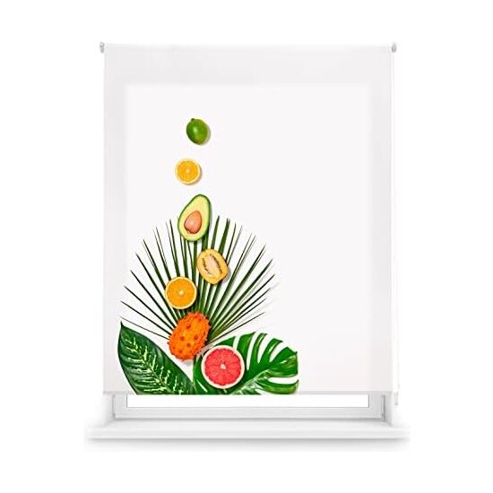 ESTOR ENROLLABLE AMAZON DIGITAL TRASL. 28MM COCINAAMZ-C-TROPICALFRUIT image 0