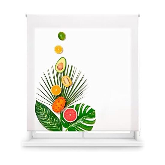 ESTOR ENROLLABLE AMAZON DIGITAL TRASL. 28MM COCINAAMZ-C-TROPICALFRUIT image 0