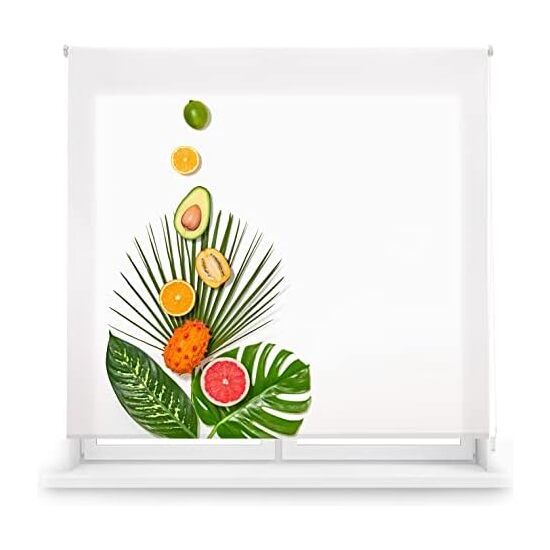 ESTOR ENROLLABLE AMAZON DIGITAL TRASL. 28MM COCINAAMZ-C-TROPICALFRUIT image 0