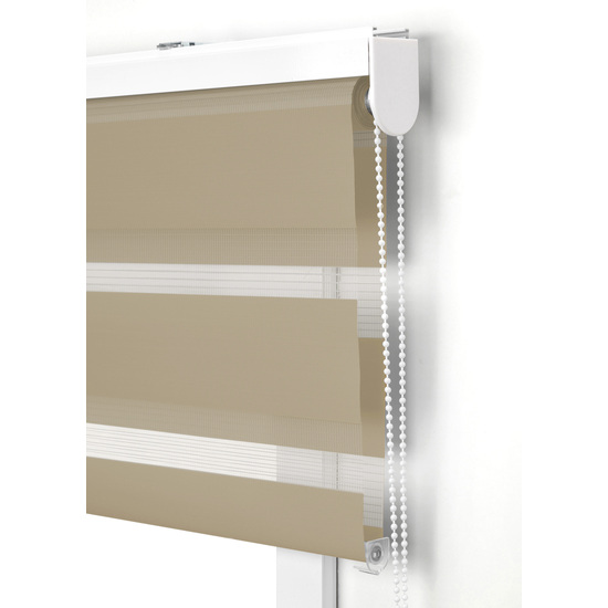 ESTOR ENROLLABLE NOCHE Y DIA STRIPES320-BEIGE image 2