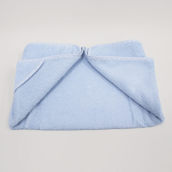 CAPA DE BAÑO PARA "BORDAR" 100% ALGODÓN (1 PIEZA) 80X80 CM. AZUL image 3