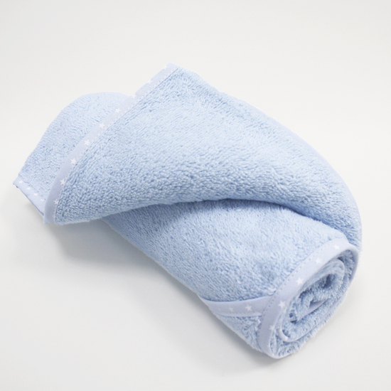 CAPA DE BAÑO PARA "BORDAR" 100% ALGODÓN (1 PIEZA) 80X80 CM. AZUL image 4