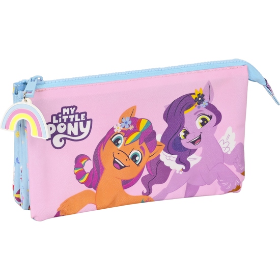 PORTATODO TRIPLE MY LITTLE PONY "WILD & FREE" image 0