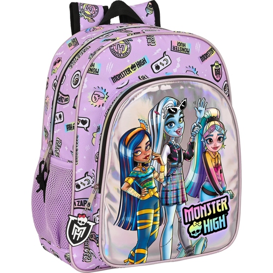 MOCHILA JUNIOR ADAPT.CARRO MONSTER HIGH "BEST BOOS" image 0