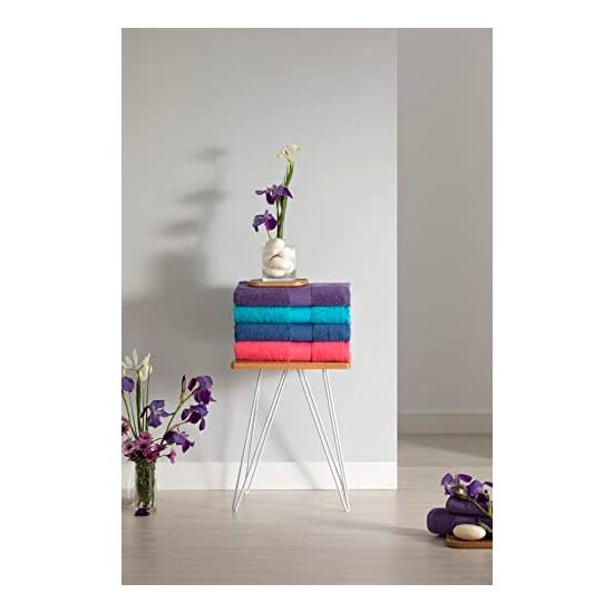 PACK 2 TOALLAS 100% ALGODÓN 100X150 CM GRIS OSCURO PADUANA image 5