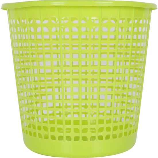 WASTEPAPER BASKET 27X25.5CM WHITE image 2