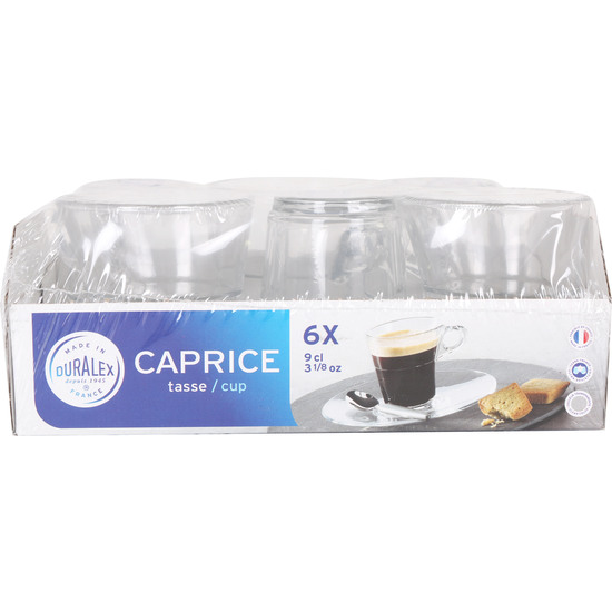 STACKABLE COFFEE CUP CLEAR 90CC image 1