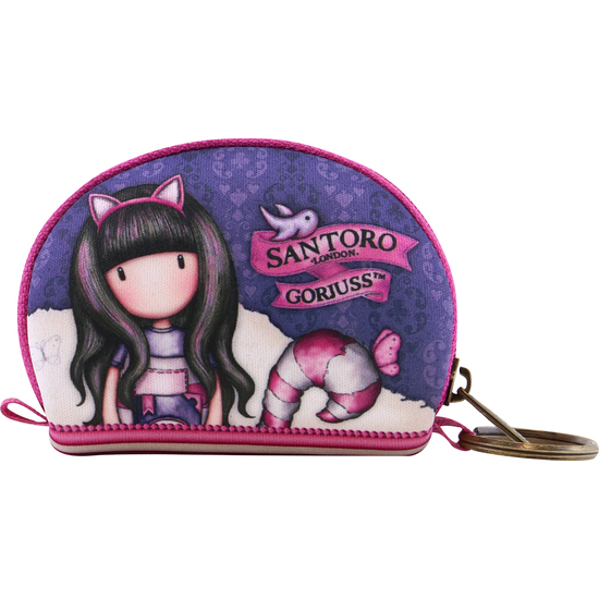 MONEDERO PEQUEÑO NEOPRENO GORJUSS™ "CHESHIRE CAT" image 0