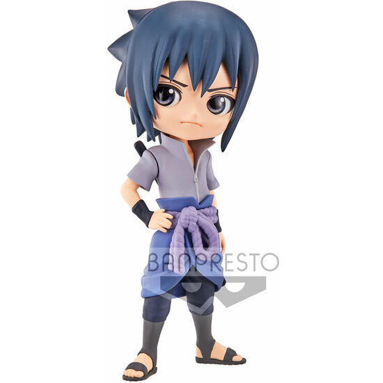 FIGURA SASUKE UCHIHA VER.A NARUTO SHIPPUDEN Q POSKET 14CM image 0