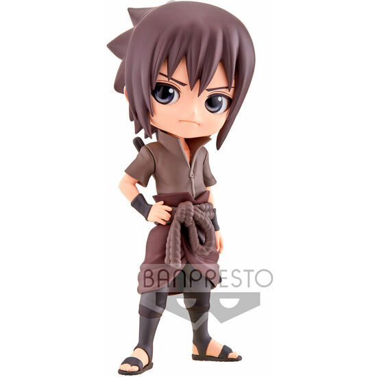 FIGURA SASUKE UCHIHA VER.B NARUTO SHIPPUDEN Q POSKET 14CM image 0