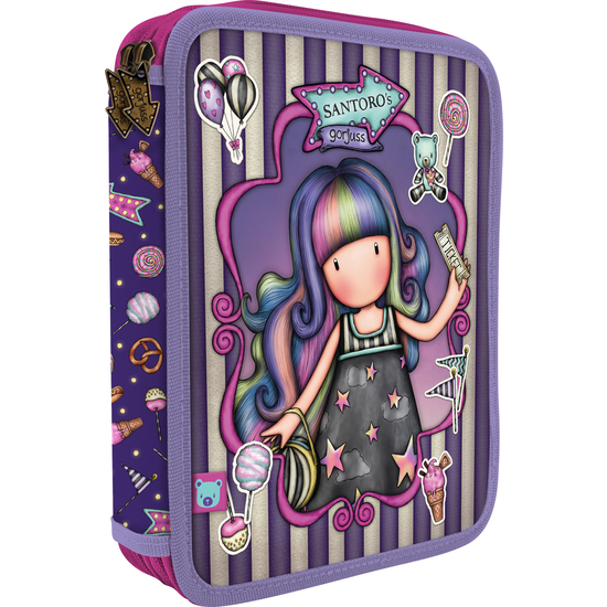 PLUMIER DOBLE 46 PIEZAS GORJUSS™ FAIRGROUND "UP AND AWAY" image 0