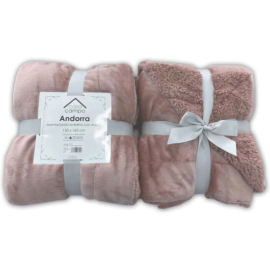 PLAID SEDALINA CON SHERPA ANDORRA CC ANDORRA C-3 image 0