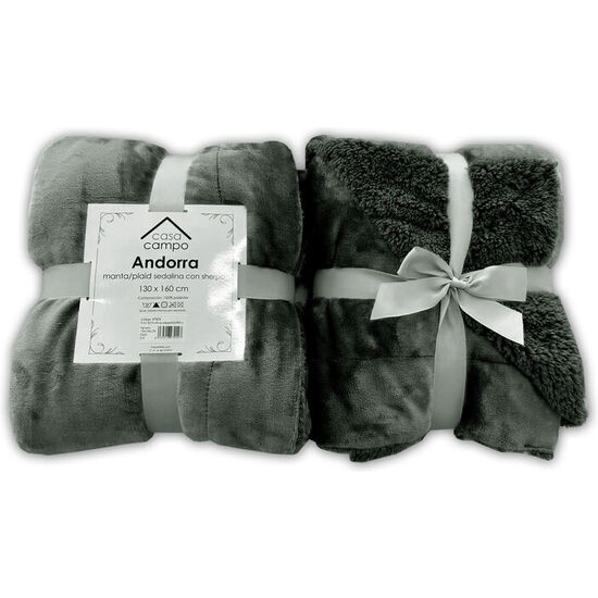 PLAID SEDALINA CON SHERPA ANDORRA CC ANDORRA C-55 image 0