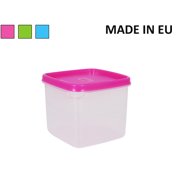 SQUARE LUNCH BOX 0.75L COLORS image 0