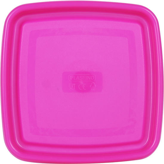 SQUARE LUNCH BOX 0.75L COLORS image 3